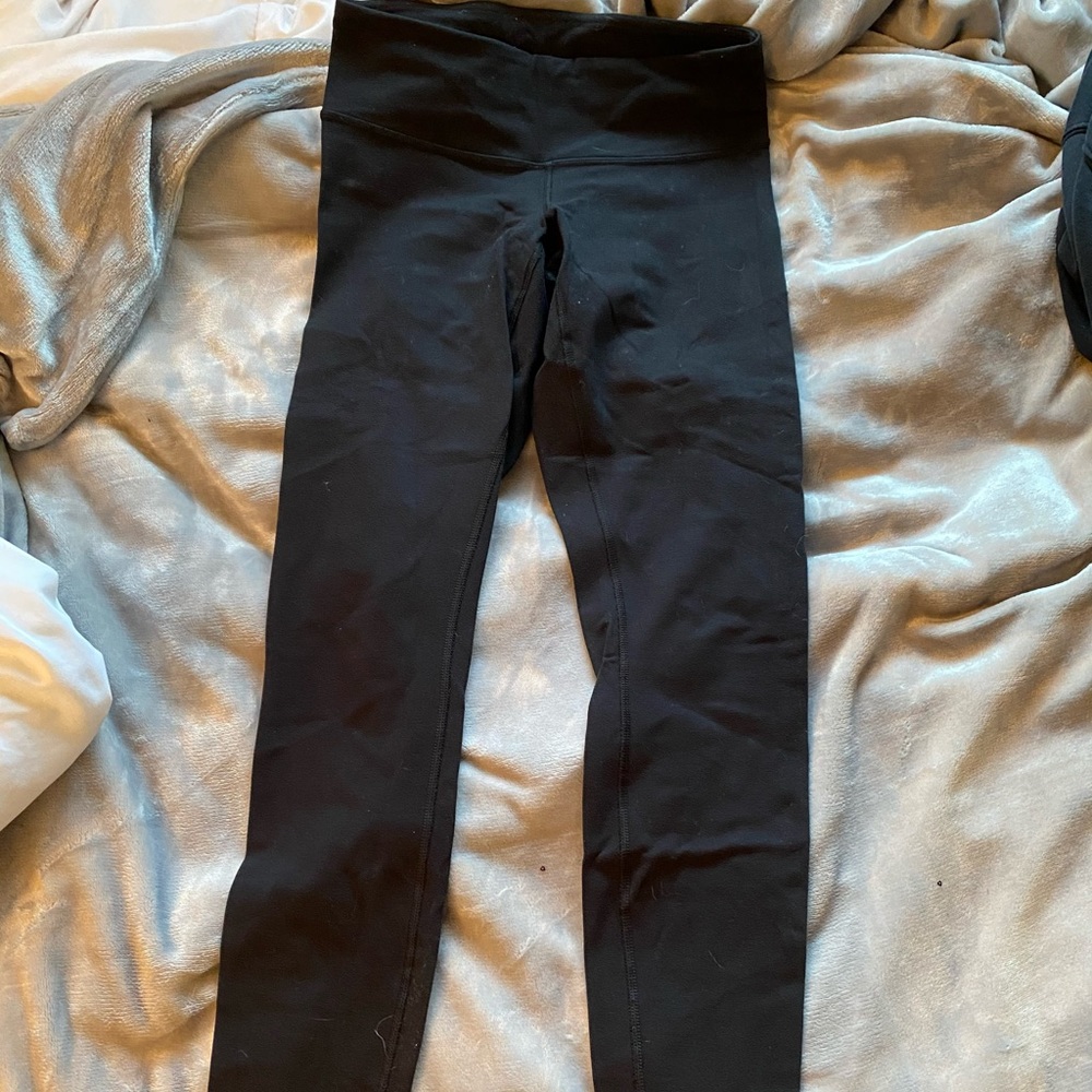 Black align lululemon leggings